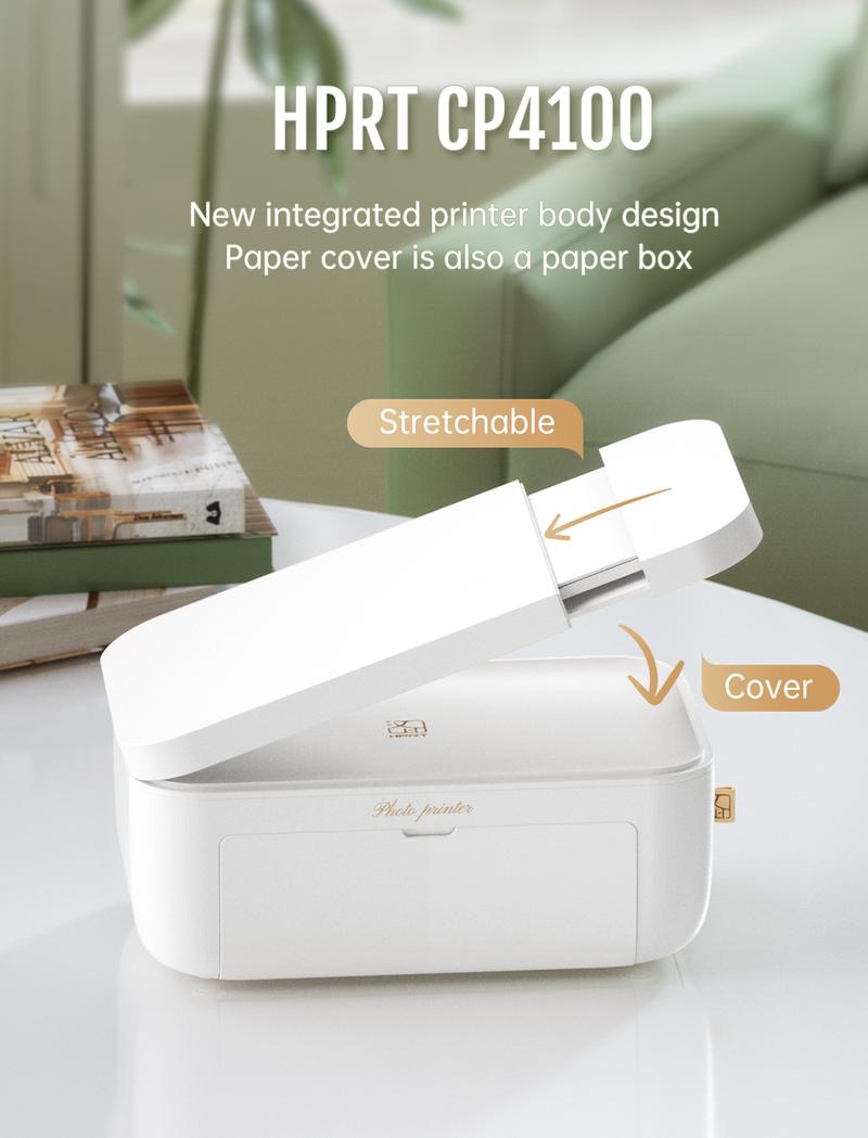 HPRT 4x6" Instant Photo Printer with 20 Sheets & 1Ribbon,Self Care Gifts,Gifts idea for Parents, Mother,Famiy,Mother's Day,Christmas gifts