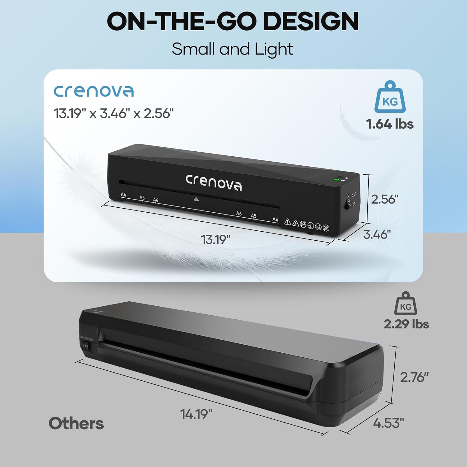 Laminator Machine with 10 Laminating Sheets, A4 Laminating Machine Hot & Cold with Fast Warm Technology, Thermal Laminator 9 Inch for Home Office School Business